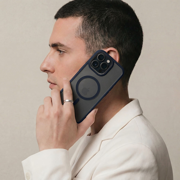 Фото - Чехол для смартфона Armorstandart Uniq MagSafe for Apple iPhone 16 Pro Dark Blue (ARM79507)