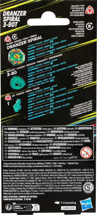 Фото - Волчок Hasbro Драйзер с делюксом пусковым устройством серии "БейБлейд С" (F9585)