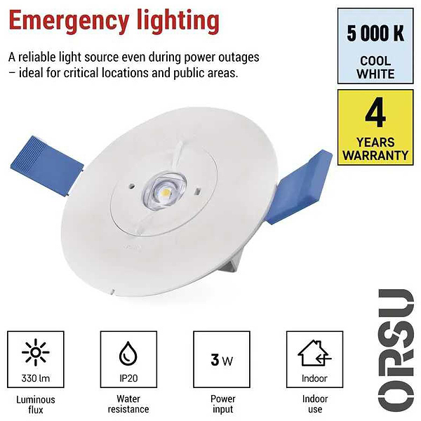 Фото - Светодиодный светильник аварийный EMOS ZN1340 2Вт 300лм 3h