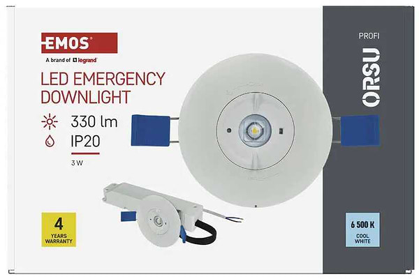 Фото - Светодиодный светильник аварийный EMOS ZN1340 2Вт 300лм 3h