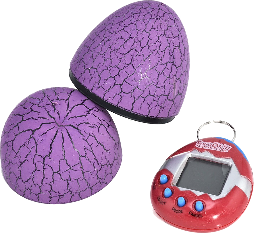 Интерактивная игрушка UFT Eggshell Game Purple Тамагочи в яйце динозавра (EggPurple)