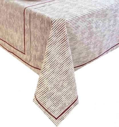 Фото - Скатертина прямокутна Прованс 300х132 Avantime Міраж бордо (017305)