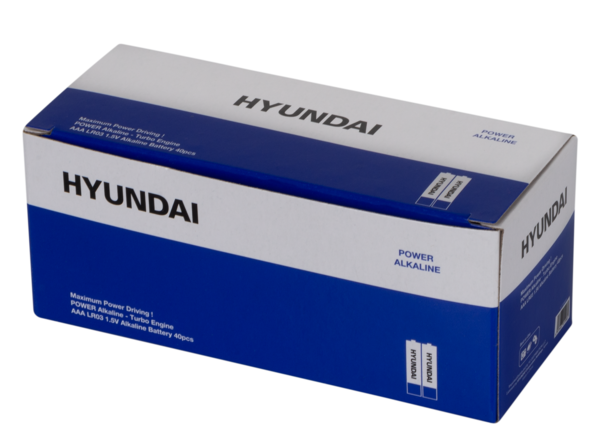 Фото - Батарейка тип AAA Hyundai LR03 AAA Shrink 2 Alkaline (HT7006004)