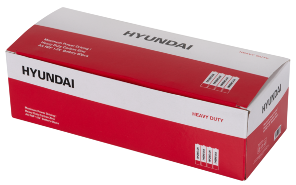 Фото - Батарейка тип AA Hyundai R6 AA Shrink 4 Heavy Duty (HT7007006)