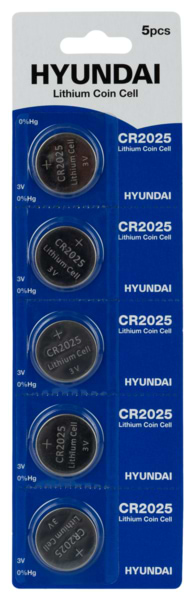 Батарейка тип CR2025 Hyundai CR2025 (HT7009025)