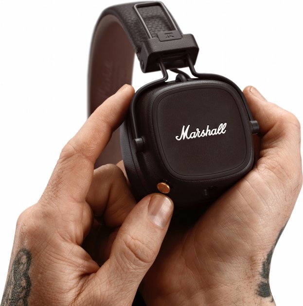 Фото - Навушники накладні бездротові Marshall Major IV Bluetooth Brown (1006127)