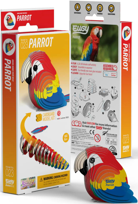 Фото - 3D пазли EUGY Зоопарк: Папуга Ара (XEG-023)