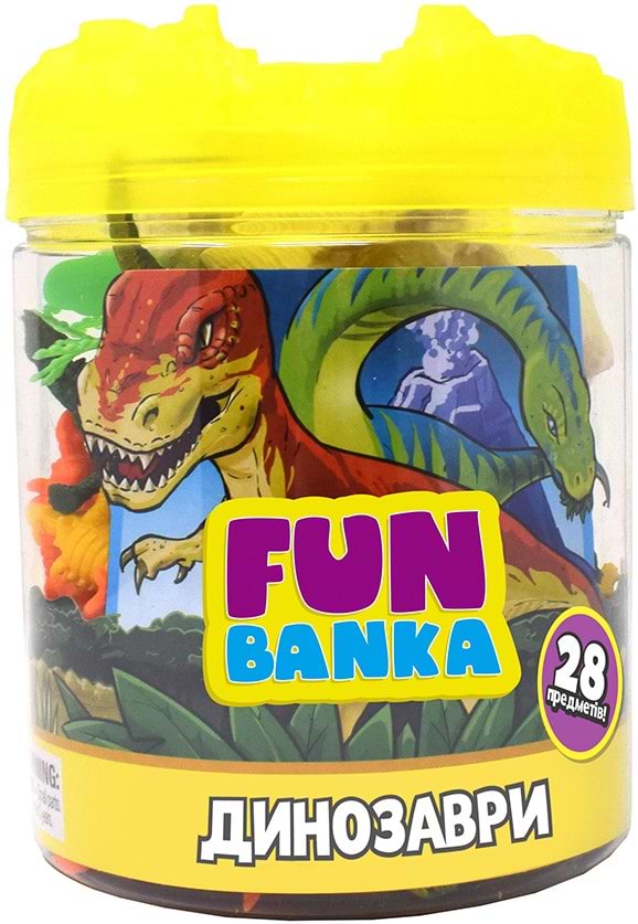 Набір ігрових фігурок FUN BANKA ДИНОЗАВРИ (320387-UA)