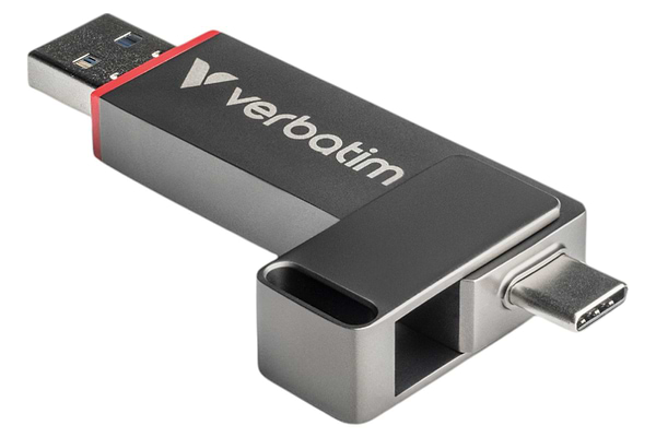 Фото - Флеш USB Verbatim QuickStick USB-C/USB-A 256 ГБ (3204)