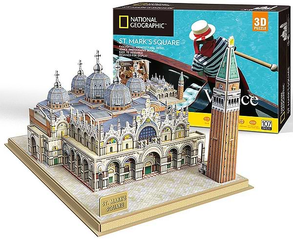 Фото - 3D пазлы Cubic Fun National Geographic ''пл.Святого Марка'' (DS0980h)