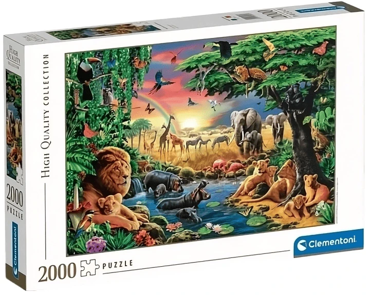 Пазлы (8+) Clementoni Африканское собрание 2000 эл. (32081)