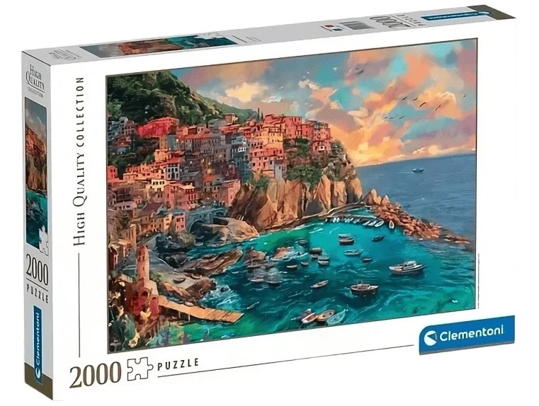 Пазли (8 +) Clementoni Італійське містечко Манарола 2000 ел. (32087)