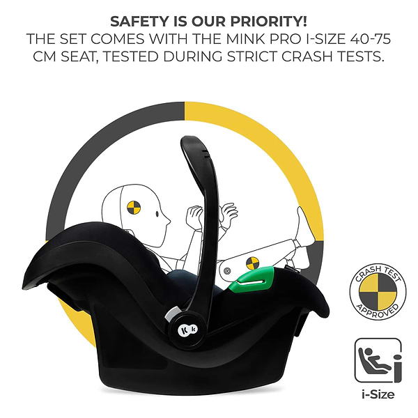 Фото - Коляска универсальная 3 в 1 Kinderkraft Esme Sand Beige (KSESME00BEG3000)