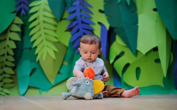 Фото - М'яка іграшка Ebulobo Слон 20 см (E80004)