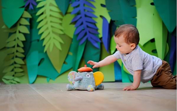 Фото - М'яка іграшка Ebulobo Слон 20 см (E80004)