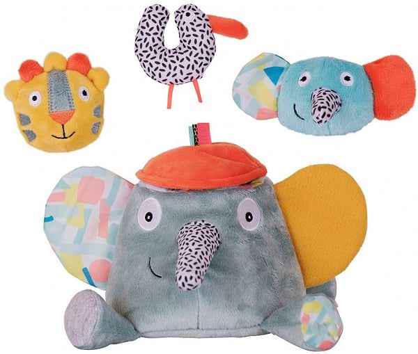 Фото - М'яка іграшка Ebulobo Слон 20 см (E80004)
