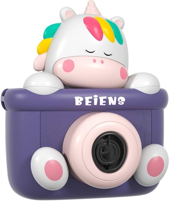 Генератор мыльных пузырей Beiens Фотоаппарат Единорог (907D) - Фото 1