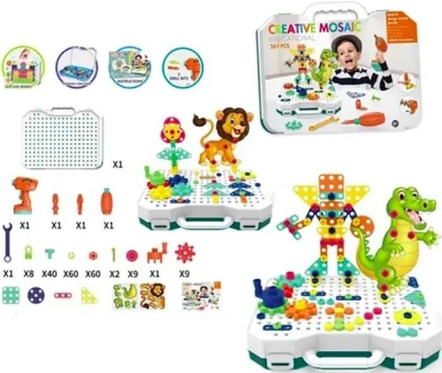 Пластиковий конструктор Beiens Юний майстер 298 елементів (ВС8827)