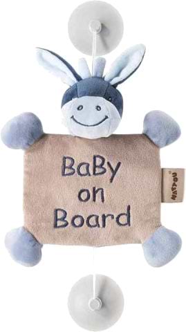 М'яка іграшка Nattou Дитина на борту. Ослик Алекс (321 341) - Фото 1