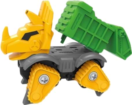 Пластиковий конструктор Beiens Динозавр жовтий (самоскид) (QL3106C)