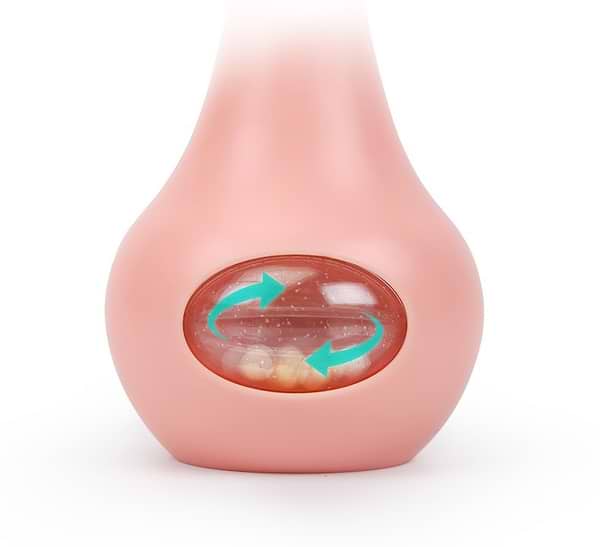 Фото - Погремушка Beiens гризунец музыкальный Зайка (YZ06pink) розовый