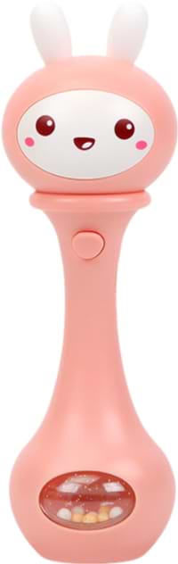 Фото - Погремушка Beiens гризунец музыкальный Зайка (YZ06pink) розовый Фото - Погремушка Beiens гризунец музыкальный Зайка (YZ06pink) розовый