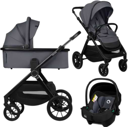 Коляска універсальна 3 в 1 Lionelo Layla Grey Stone