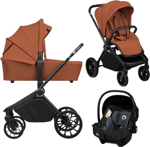 Коляска універсальна 3 в 1 Lionelo Mika Plus Brown Rust