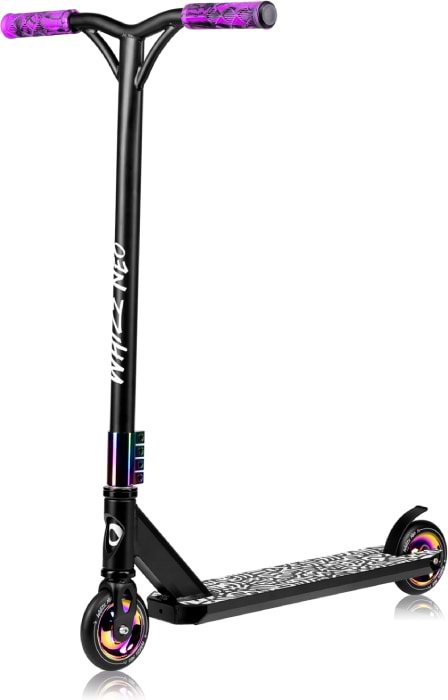 Двухколёсный самокат Lionelo Whizz Neo Black Carbon Multicolor