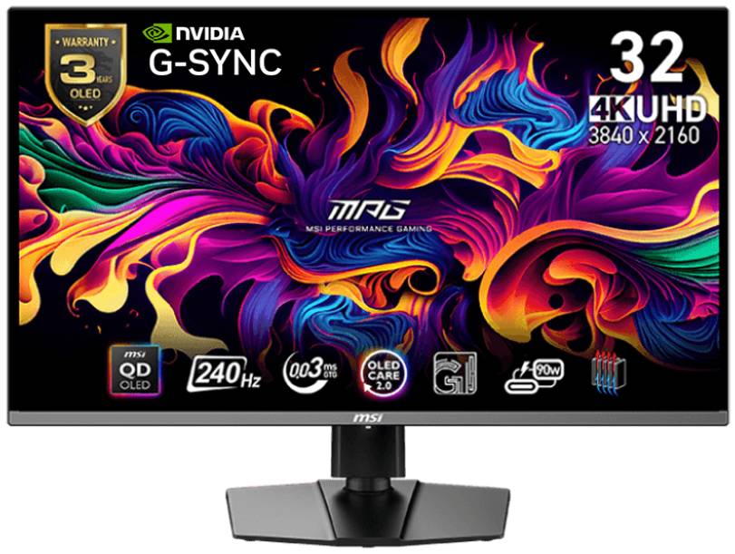 Монитор игровой MSI MPG 321URXW QD-OLED - Фото 1