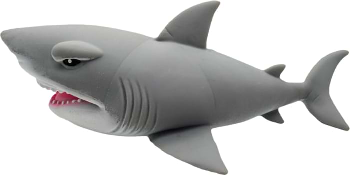 Стретч-антистресс #sbabam ГИГАНТСКАЯ АКУЛА белая (66/CN21-1) - Фото 1