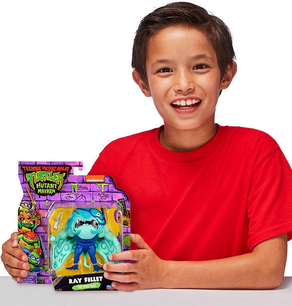 Фото - Коллекционная фигурка TMNT ЧЕРЕПАШКИ-НИНДЗЯ - РЭЙ ФИЛЛЕТ (83308)