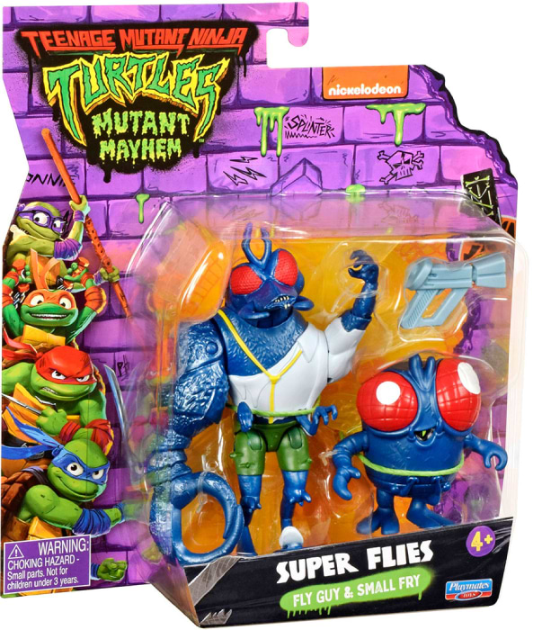 Фото - Колекційні фігурки набір TMNT ЧЕРЕПАШКИ-НІНДЗЯ - СУПЕРФЛАЙС 2 шт. (83481)