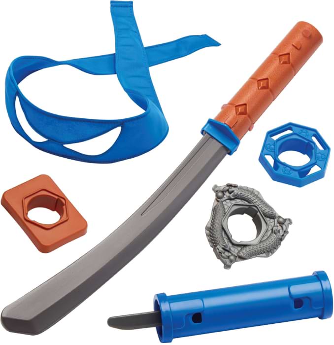 Меч TMNT Черепашки-Ниндзя MOVIE III W2 – МЕЧ-КАТАНА ЛЕО ДВОЙНОЙ УДАР (84251)