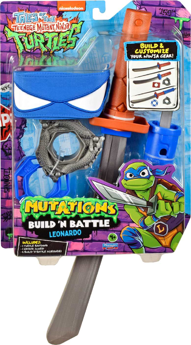 Фото - Меч
 TMNT Черепашки-Ніндзя MOVIE III W2 – МЕЧ-КАТАНА ЛЕО Подвійний удар (84251)