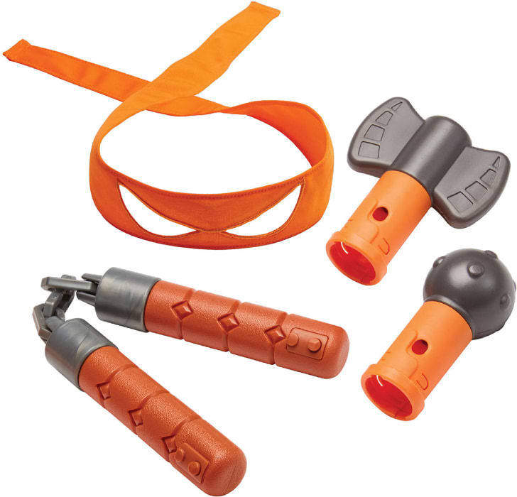 Нунчаки TMNT Черепашки-Ниндзя MOVIE III W2 – НУНЧАКИ МАЙКА ДВОЙНОЙ УДАР (84253)