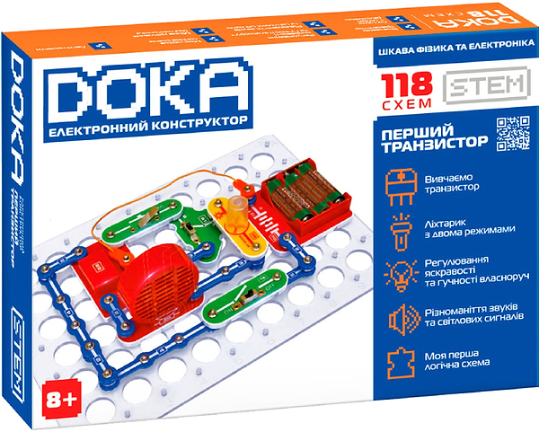 Фото - Електронний конструктор DOKA 118 СХЕМ (D70701)