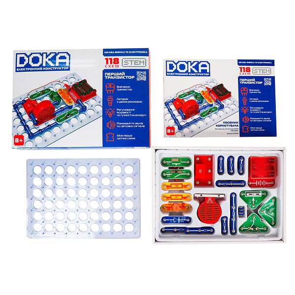 Фото - Електронний конструктор DOKA 118 СХЕМ (D70701)