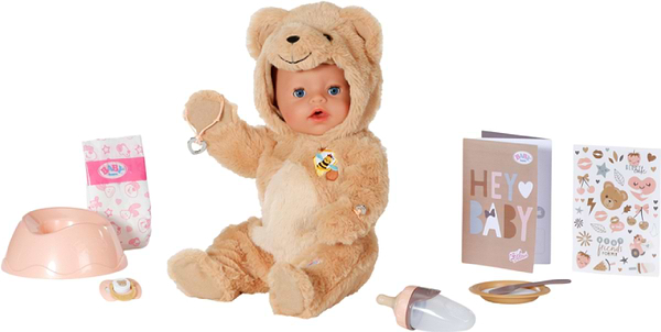 Фото - Кукла Baby Born ЭММА В КОСТЮМЕ МИШКИ (837115) Фото - Кукла Baby Born ЭММА В КОСТЮМЕ МИШКИ (837115)