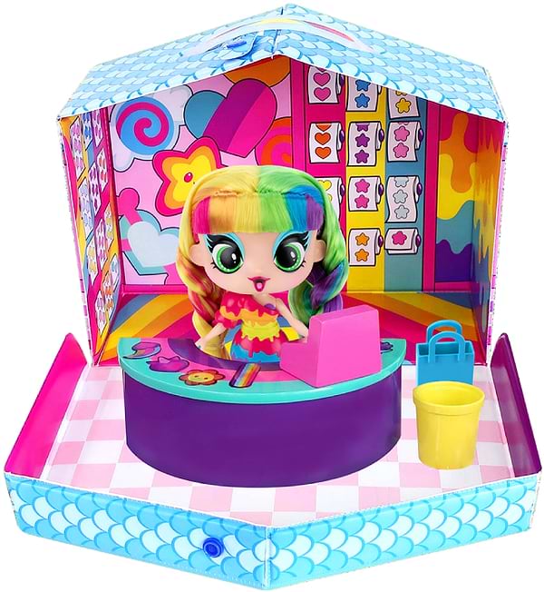 Фото - Коллекционная кукла DECORA GIRLZ ДИЗАЙНЕРСКИЙ МАГАЗИН НАКЛЕЕК (D1009)