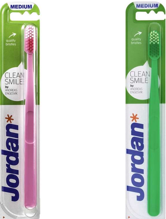 Фото - Зубна щітка мануальна дитяча Jordan Clean Smile, 12+ років, середня жорсткість (56106010)