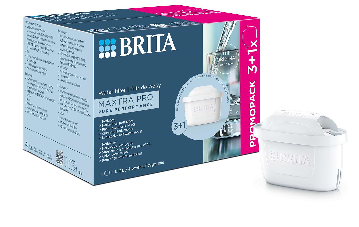 Картридж для фільтру-глечика Brita Набір MXPro All-in-1, 3+1 шт - Фото 1