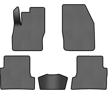 EVA коврики в салон авто EVAtech для Focus (C307) MT Ford 2005-2010 2 поколение Combi EU FD32211CV5RGB