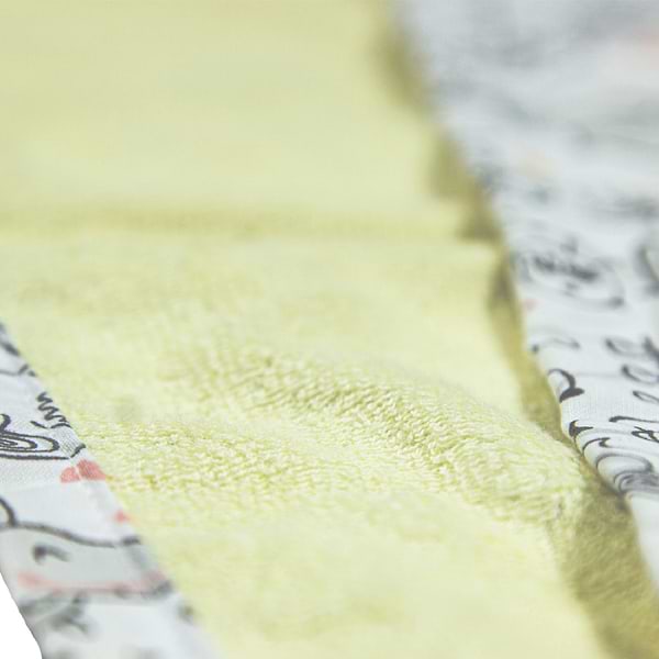 Фото - Пелюшка багаторазова водонепроникна ЕКО ПУПС Eco Cotton 50х70 см бегемотики & пташки (EPG10N-5070-1)