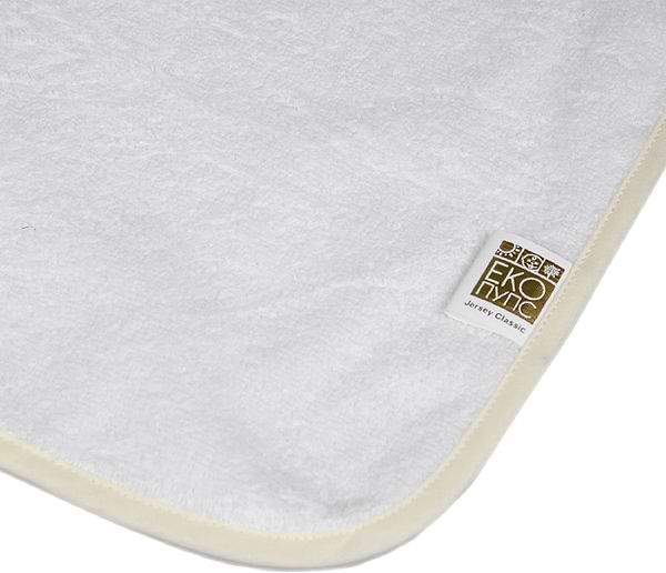 Фото - Пелюшка багаторазова водонепроникна ЕКО ПУПС Jersey Classic 65х90 см молочний (ПЕЛ-6590хбтрм)