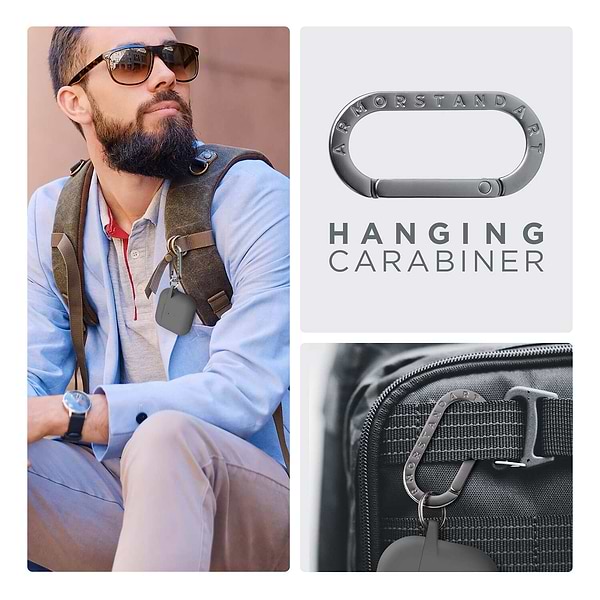 Фото - Чехол для наушников Armorstandart Hang Case for Apple AirPods 4 Advanced ash (ARM81278)