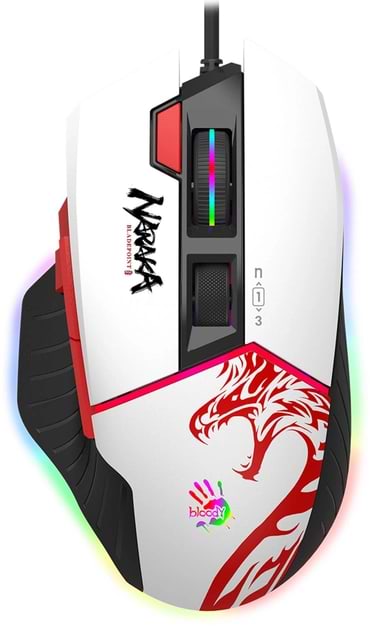 Мышь проводная игровая Bloody W95 Max Naraka - Фото 1