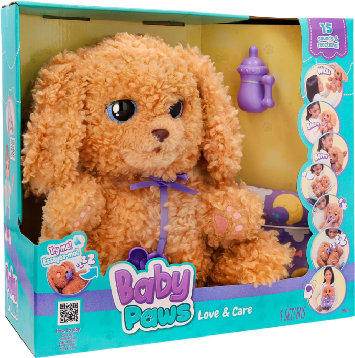 Інтерактивна іграшка Baby Paws ІГРИВЕ ЦУЦЯ ЛАБРАДУДЛЯ (з аксес.) (921153IM) - Фото 1