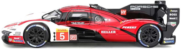 Фото - Коллекционная машинка 1:24 Bburago PORSCHE 963 (1:24) (18-28022)