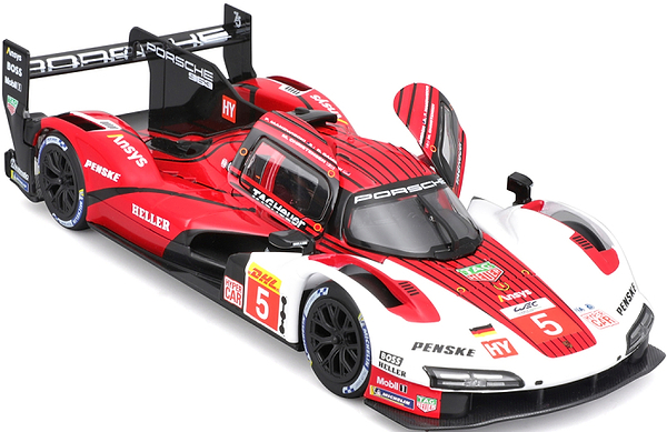 Фото - Коллекционная машинка 1:24 Bburago PORSCHE 963 (1:24) (18-28022)